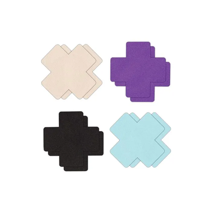 Vibrators NS Novelities Pretty Pasties Cross 4 Pack