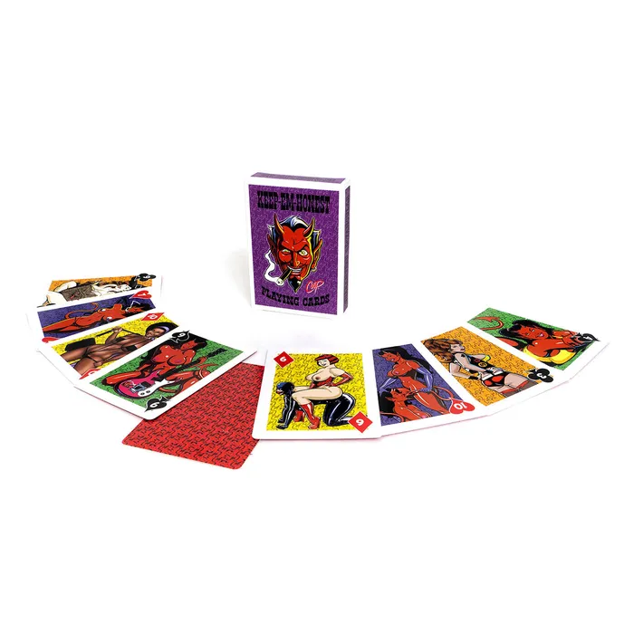 Wood Rocket LLC Vibrators Wood Rocket KeepEmHonest Cards