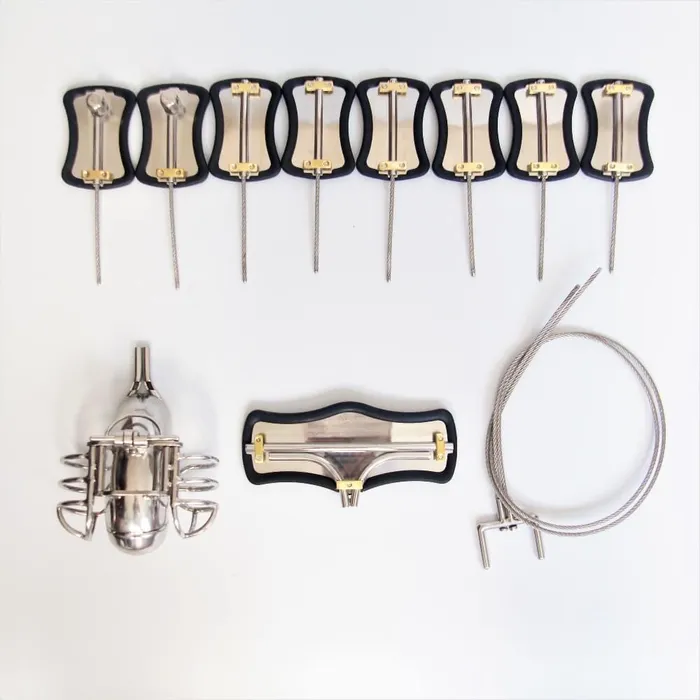 CHASTITY CAGE CO Male Sex Toys Stainless Steel Male Underwear Chastity Belt CHASTITY CAGE CO Male Sex Toys Stainless Steel Male Underwear Chastity Belt