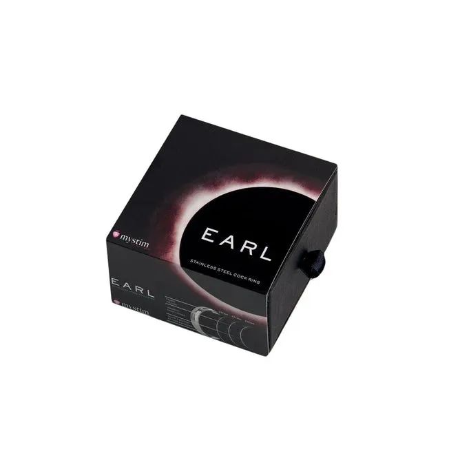 Male Sex Toys Mystim Mystim Earl Brushed Stainless Steel Cock Ring 48mm