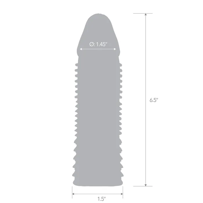 Blue Line Triple Sensation Penis Enhancing Extender Sleeve 65 Blueline Male Sex Toys