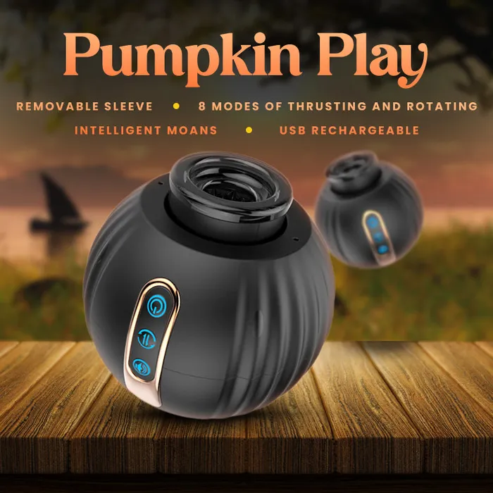 FRISKY BUSINESS SG Male Sex Toys Pumpkin Play Automatic Male Masturbator