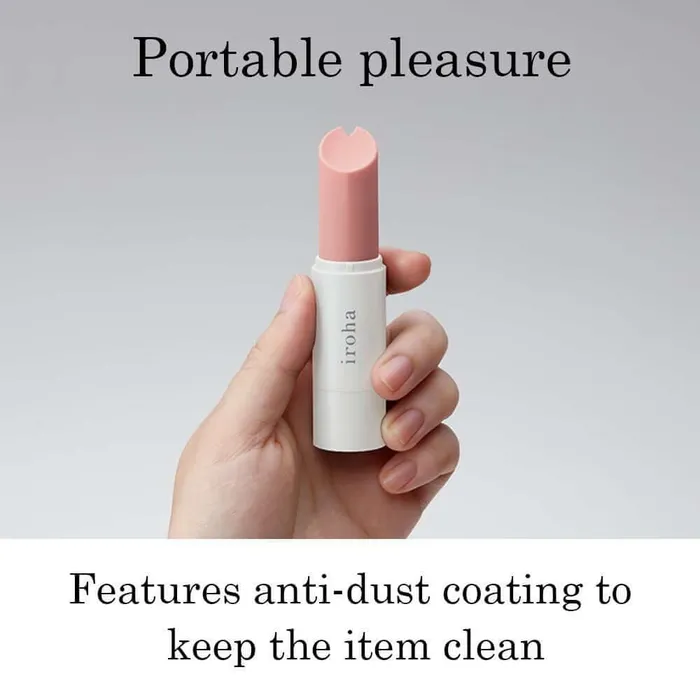 Iroha Stick Portable Pleasure Massage Vibrator Light Pink White Iroha by Tenga Vibrators