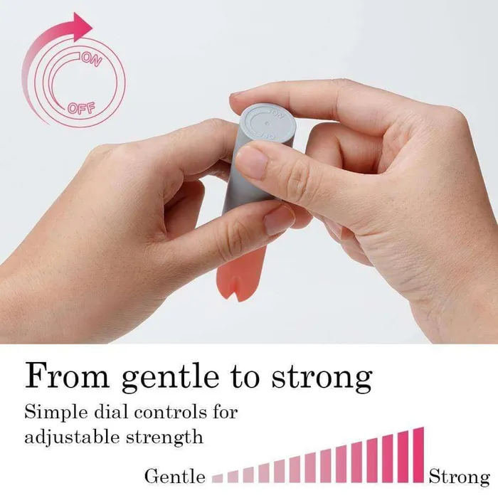 Iroha Stick Portable Pleasure Massage Vibrator Light Pink White Iroha by Tenga Vibrators