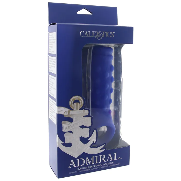 Admiral Liquid Silicone Beaded Extension CalExotics Female Sex Toys Admiral Liquid Silicone Beaded Extension CalExotics Female Sex Toys