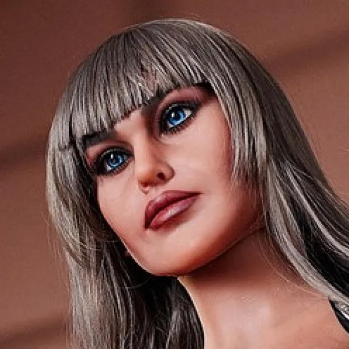 Irontech Doll Male Sex Toys Neodoll Racy Monica Sex Doll Head M16 Compatible Brown