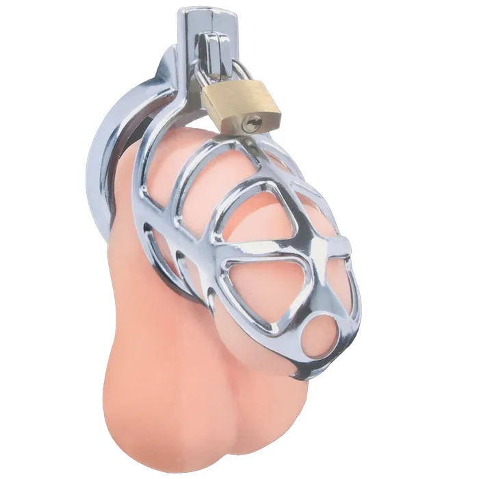 Lockmaster 375 Inch Aluminum Prisoner Cock Cage Electric Eel Male Sex Toys