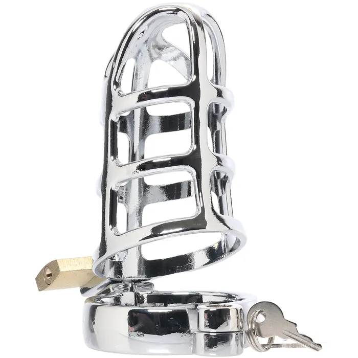 Lockmaster 375 Inch Aluminum Prisoner Cock Cage Electric Eel Male Sex Toys