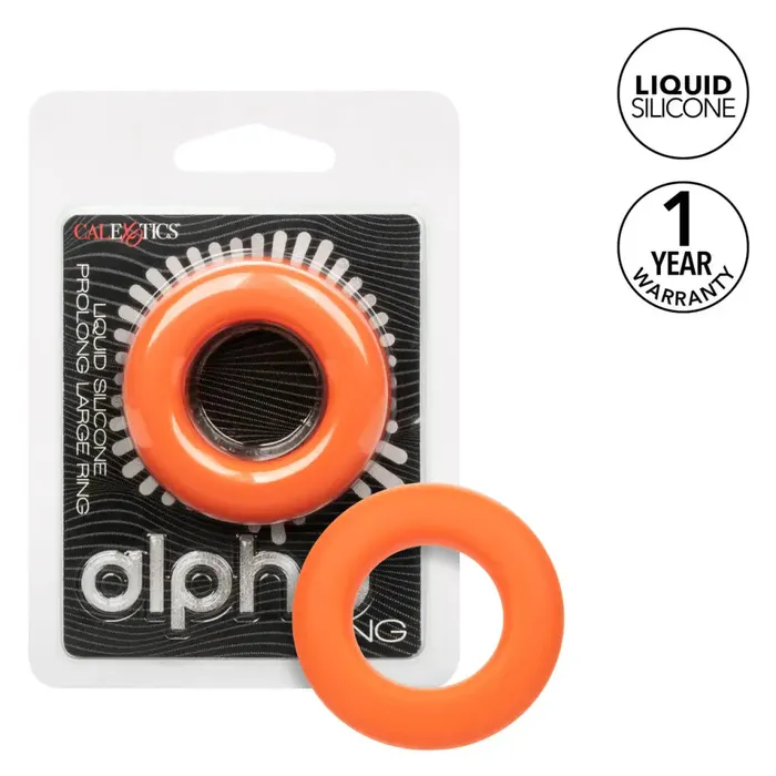 Male Sex Toys California Exotic Novelties Alpha Liquid Silicone Prolong Large Ring