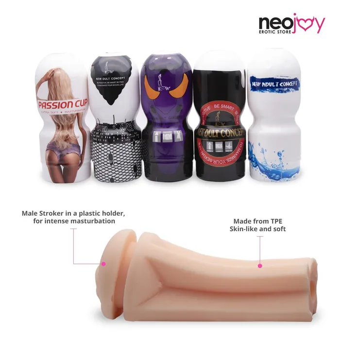 Neojoy Male Sex Toys Neojoy Flexy CupStroker TPE Realistic Vagina Flesh 15cm