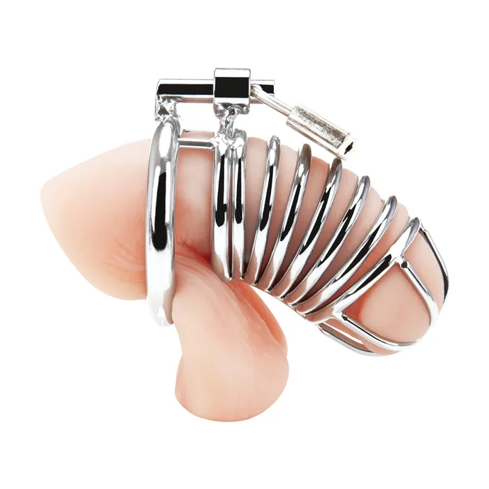 Other Brands Male Sex Toys Blue Line Deluxe Chastity Cage