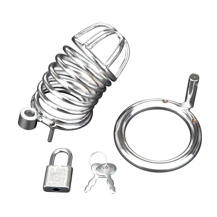 Other Brands Male Sex Toys Blue Line Deluxe Chastity Cage
