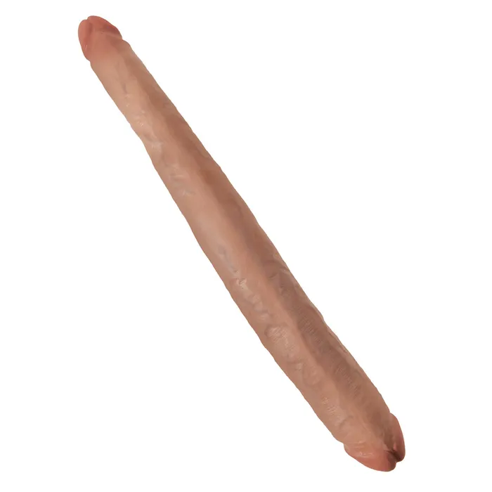 Pipedream King Cock 16 Tapered Double Dildo Beige Pipedream Products Dildos