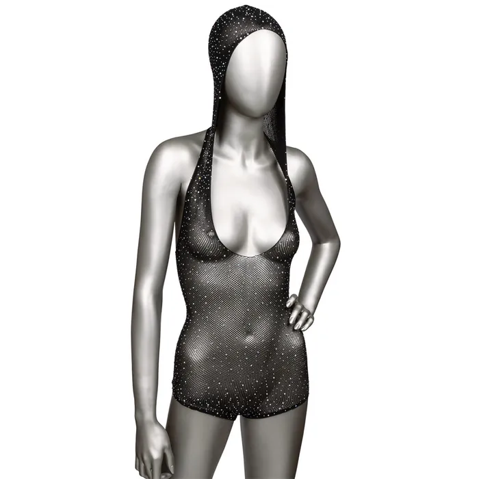 Radiance Hooded Deep V Bodysuit XL CalExotics Male Sex Toys