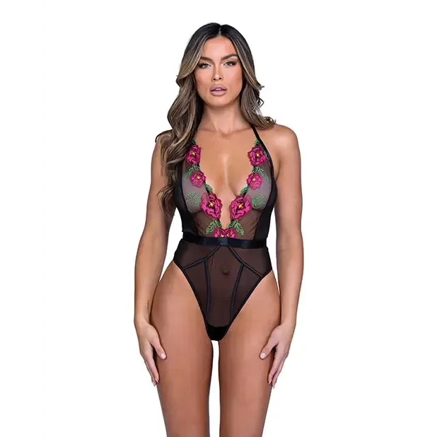 Roma Costume INC Anal Peony Paradise Teddy Black Roma Costume INC Anal Peony Paradise Teddy Black