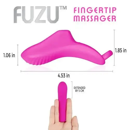 Vibrators Doctor Love Fuzu Vibrating Rechargeable Fingertip Massager Pink Vibrators Doctor Love Fuzu Vibrating Rechargeable Fingertip Massager Pink