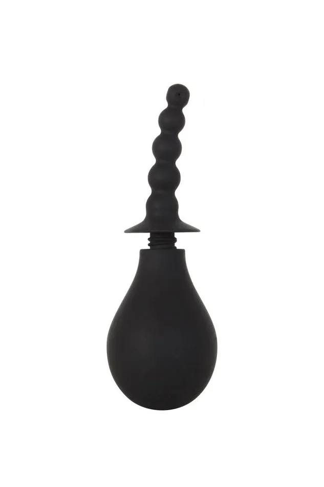 Adam and Eve Smooth Easy Silicone Douche Black Adam Eve Anal