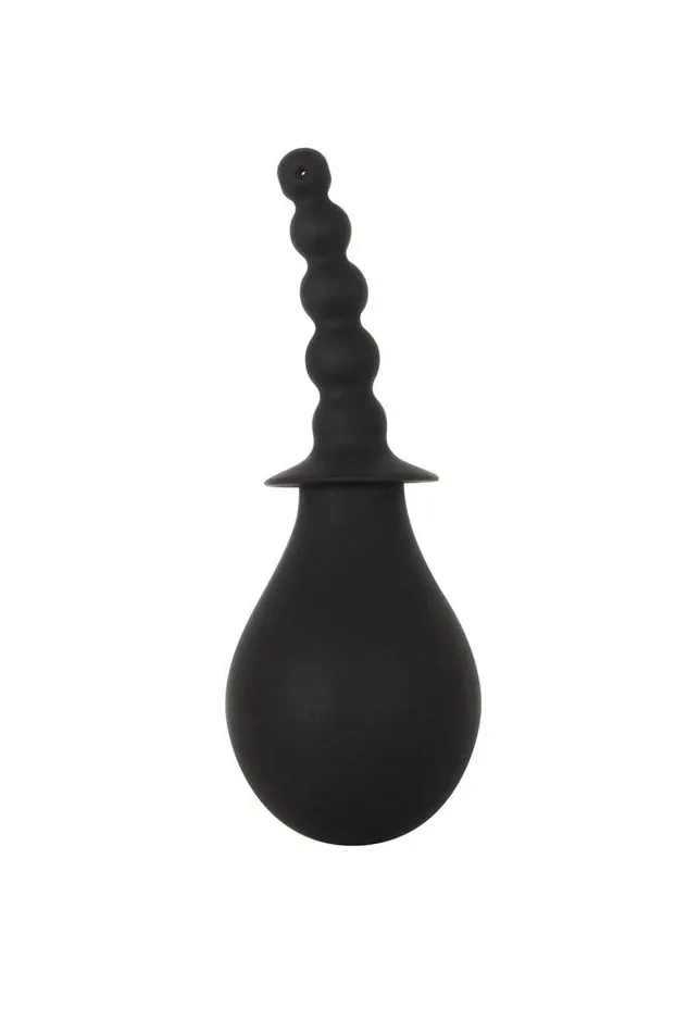 Adam and Eve Smooth Easy Silicone Douche Black Adam Eve Anal