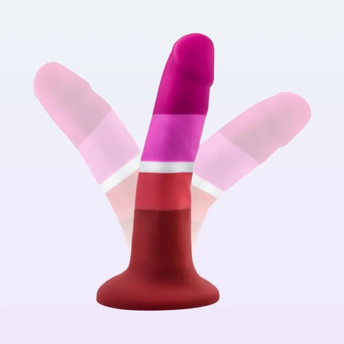 Blush Avant P3 Pride Silicone Dildo with Suction Cup Avant Female Sex Toys