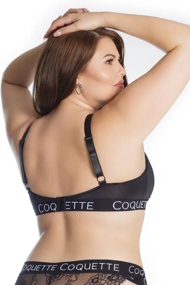 Coquette 7212X Padded Bralette Black OSXL Coquette Anal