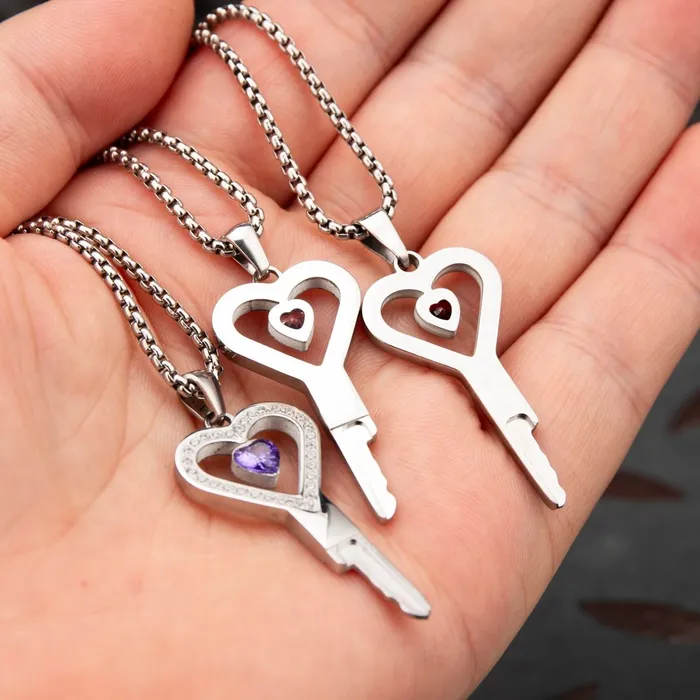 Dildos Oxyshop Heartkeeper Chastity Key Locket Real Moisssanite Diamonds