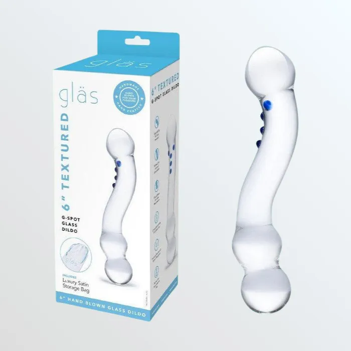 Gls Dildos Gls Curved GSpot 6 Glass Dildo
