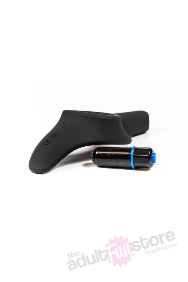 Kink By Doc Johnson Cock Jock Vibrating Silicone CRing Black Doc Johnson Couples