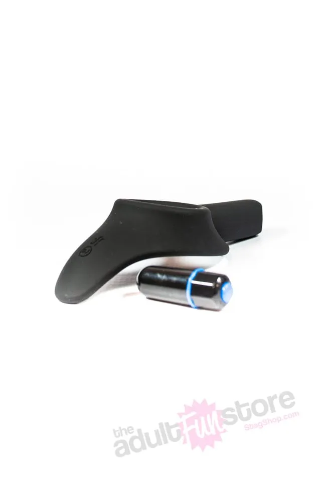 Kink By Doc Johnson Cock Jock Vibrating Silicone CRing Black Doc Johnson Couples