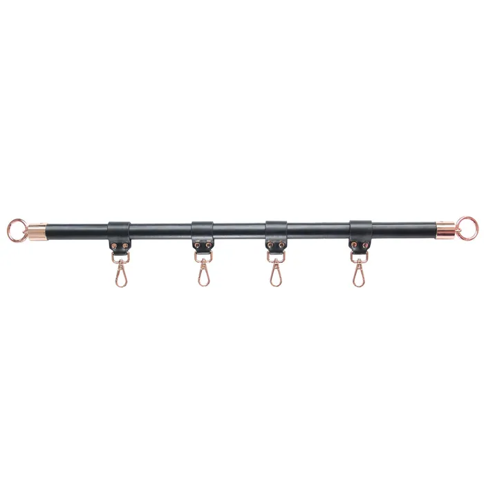 Love In Leather Faux Leather Wrapped Spreader Bar Rose Gold LOVE IN LEATHER Vibrators