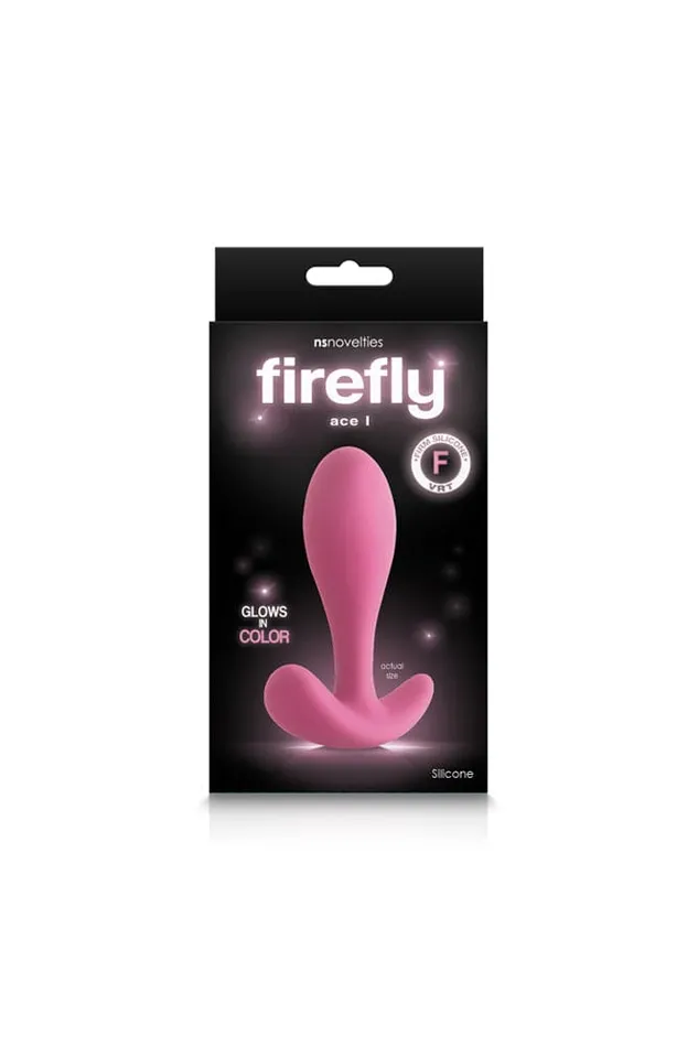 NS Novelties Firefly Ace I Butt Plug Pink NS Novelties Anal