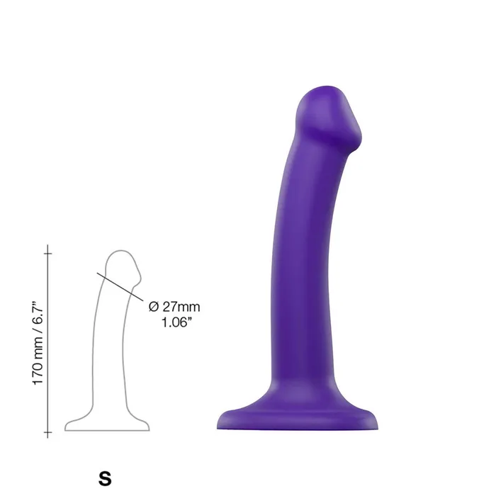 Strap On Me Dual Density Dildo Small Purple STRAP ON ME Female Sex Toys