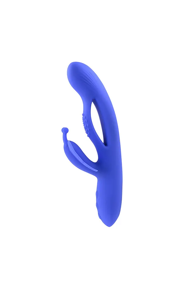 Vibrators Evolved Evolved Butterfly Dreams Rabbit Vibrator Blue