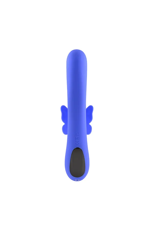 Vibrators Evolved Evolved Butterfly Dreams Rabbit Vibrator Blue