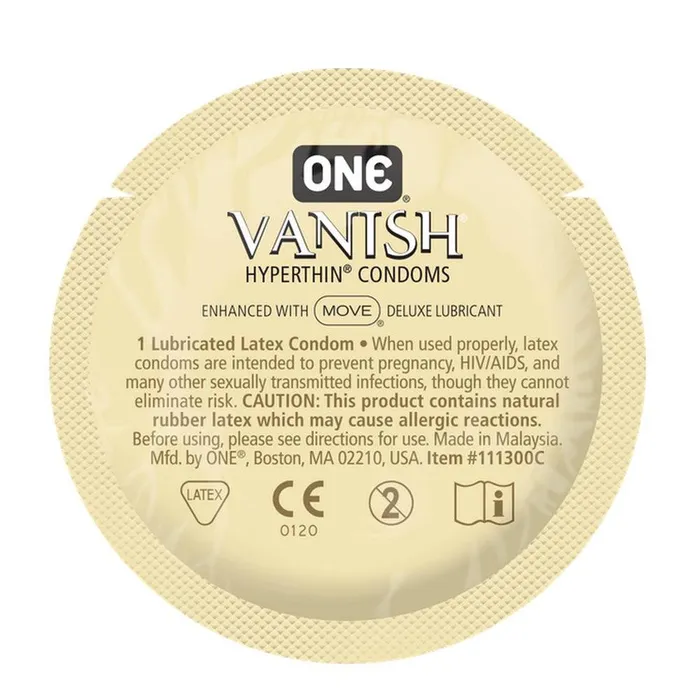 Vibrators ONE Vanish HyperThin Condoms ONE