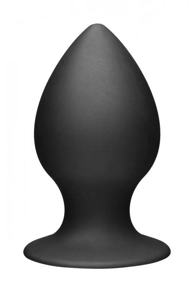 XR Brands XR Brands Tom of Finland Silicone Anal Plug Large Black Anal