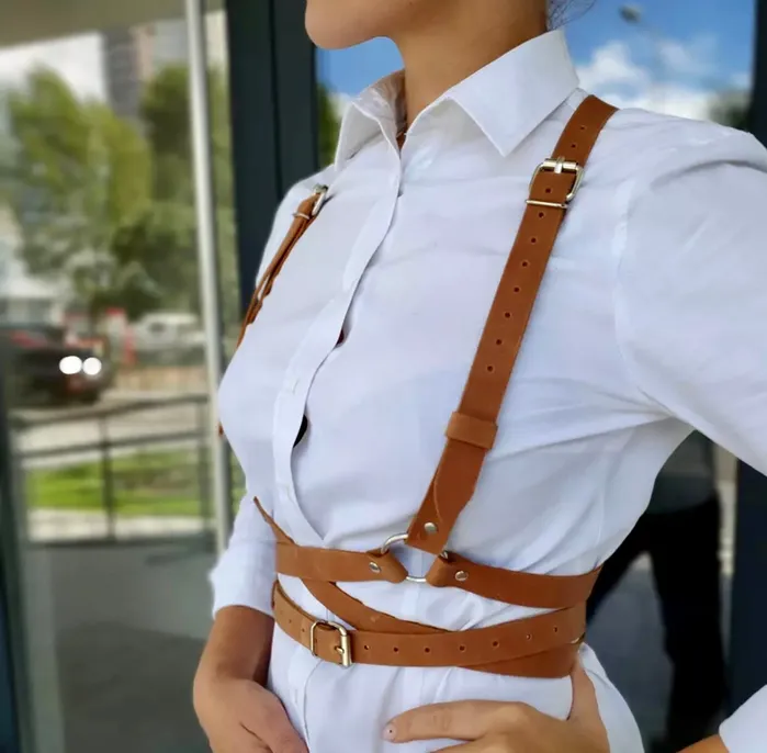 Brownie Leather Harness Dashdiamondx Female Sex Toys