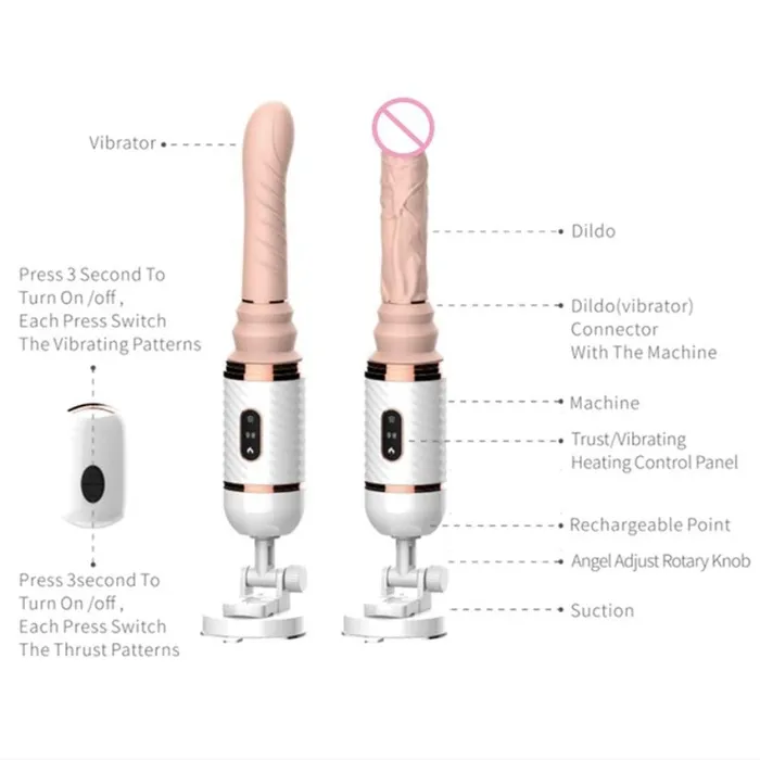 Lovegasm Female Sex Toys Magical Orgasm Automatic Dildo Sex Machine