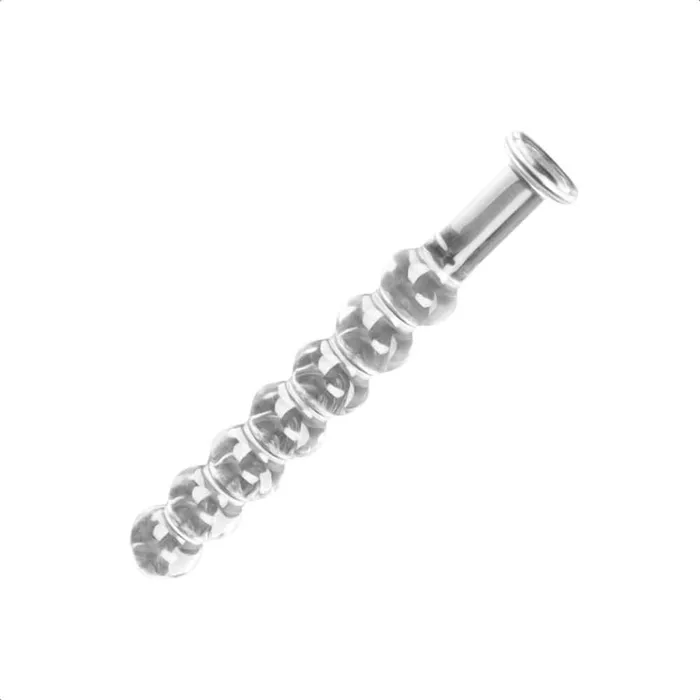 Lovegasm Female Sex Toys Pleasure Glass Crystal Beaded 591 Dildo First Lightsaber