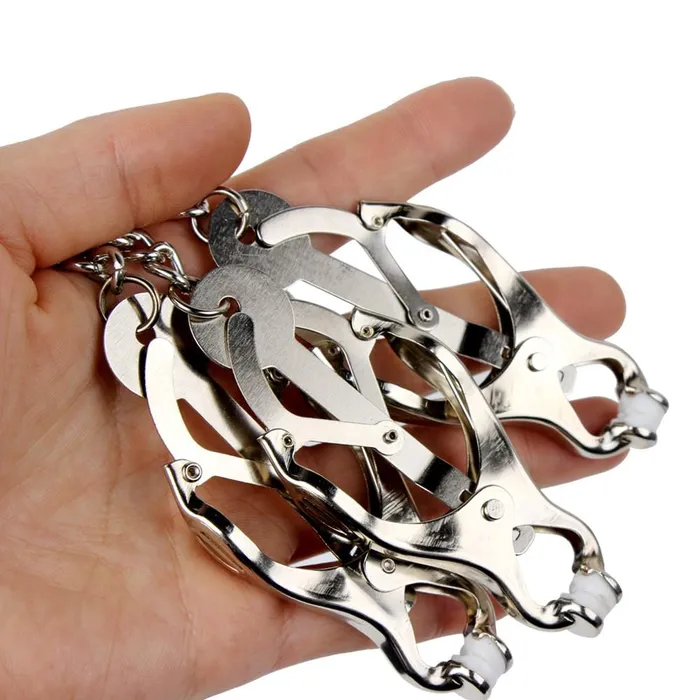 Lovegasm Female Sex Toys Torture Trio Nipple Clamp Clit ChainClitoral Clitorial