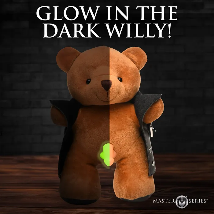 The Flasher GlowintheDark Exhibitionist Teddy Bear Master Series Dildos